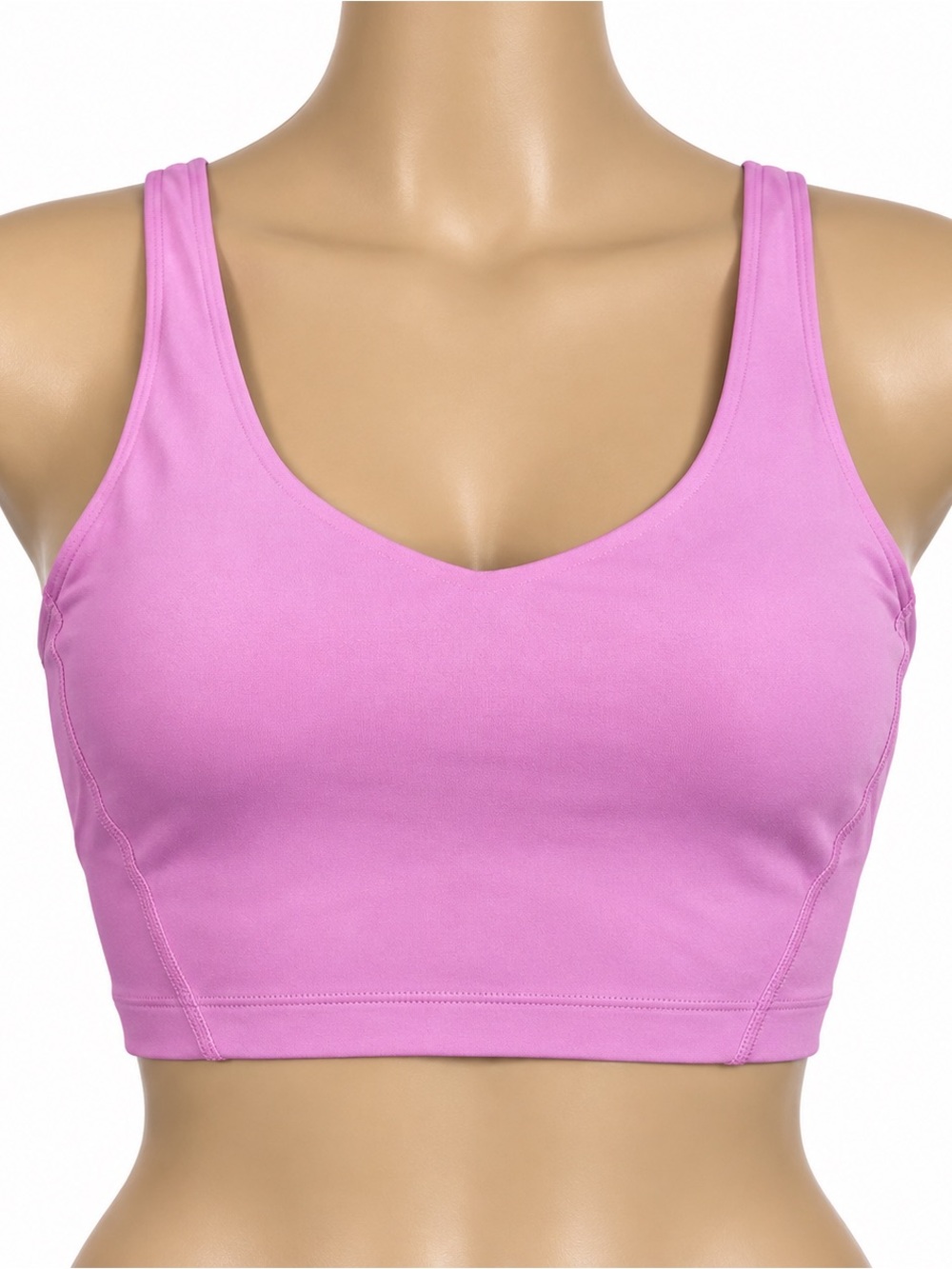 Gilly Hicks Recharge Pink Built In Bra Crop Tank Top Sports Bra Small